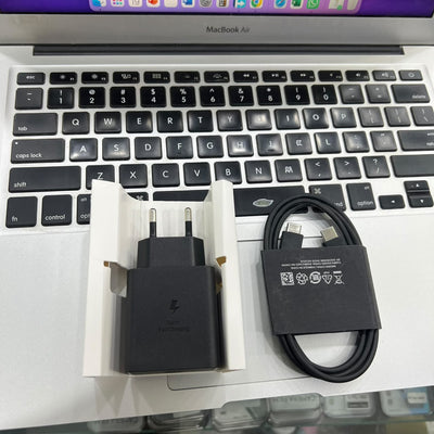Samsung 45W Fast Charger + Free Cable | Super Fast Charge Uk Variant