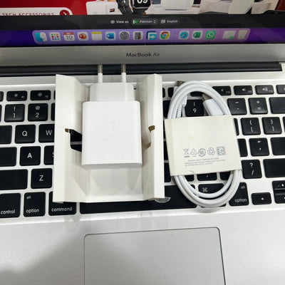 Samsung 45W Fast Charger + Free Cable | Super Fast Charge Uk Variant