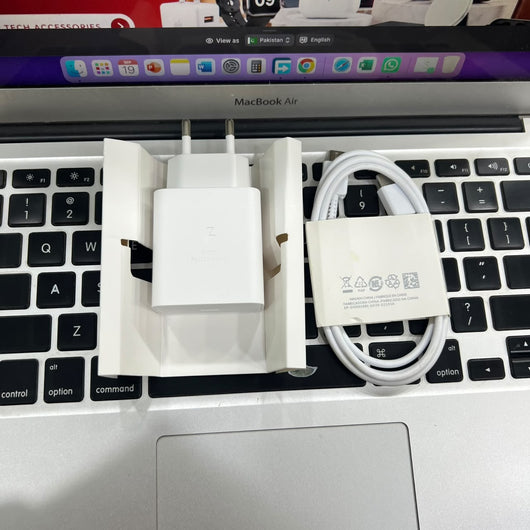 Samsung 45W Fast Charger + Free Cable | Super Fast Charge Uk Variant