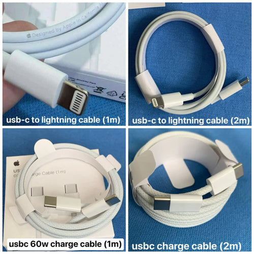 Apple 20W USB-C Power Adapter – 2-Pin with Free Cable