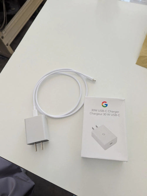 30W USB-C Charger for Google Pixel 9a, 8a, 7a, 6a and 5 - Adapter Only