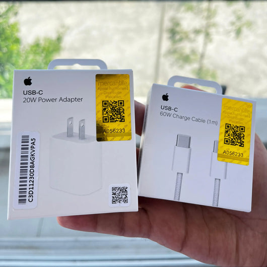 Apple 20W USB-C Power Adapter – 2-Pin with Free Cable