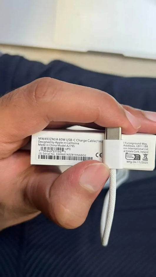 100% Original Serial Match Apple 60W USB-C TO USB-C