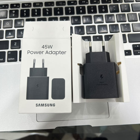 Samsung 45W Fast Charger + Free Cable | Super Fast Charge Uk Variant