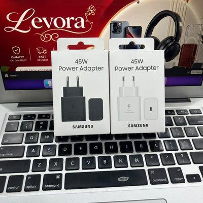 Samsung 45W Fast Charger + Free Cable | Super Fast Charge Uk Variant