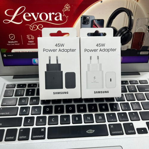 Samsung 45W Fast Charger + Free Cable | Super Fast Charge Uk Variant